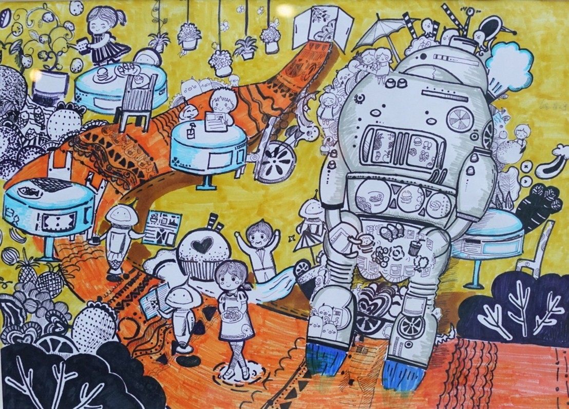 科技艺术作品绘画
