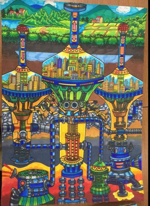 科技艺术作品图片