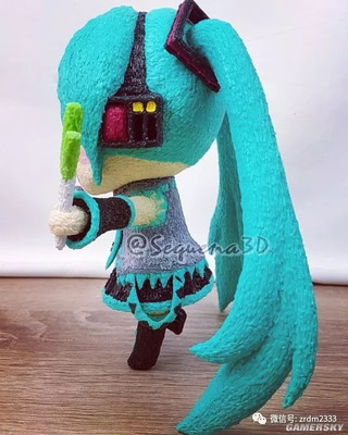自己用3d打印机做手办