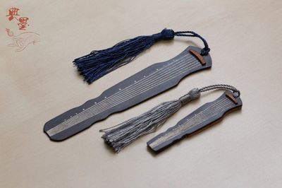 古琴书签手工模板